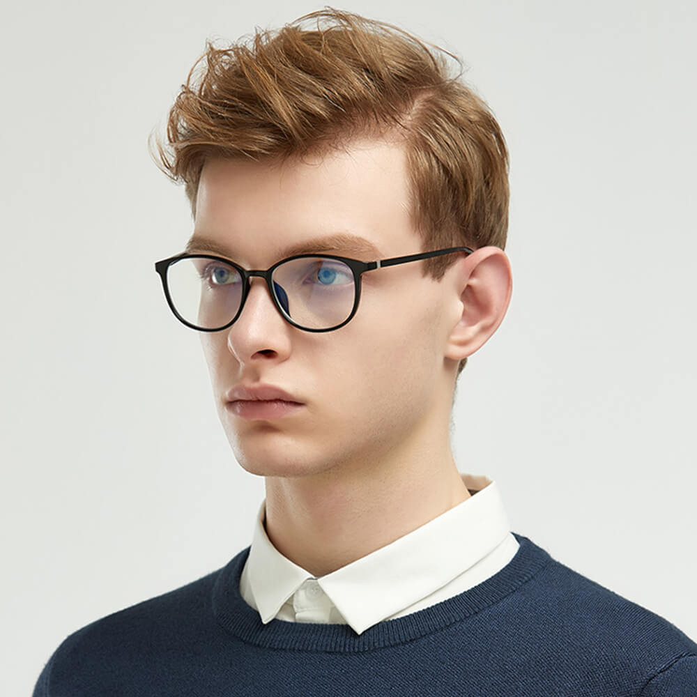 Progress blue light brille Sort