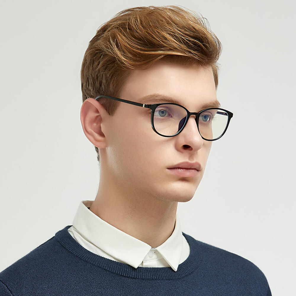 Progress blue light brille Sort