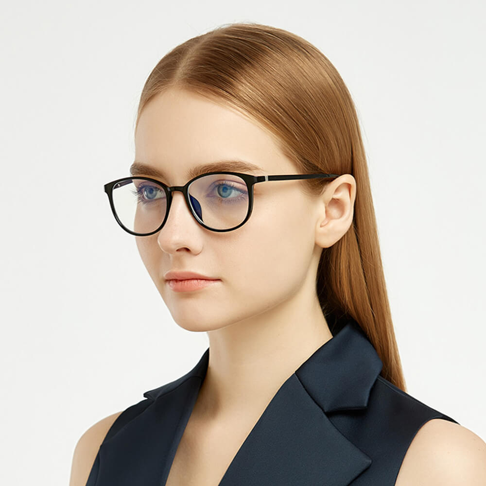 Progress blue light brille Sort