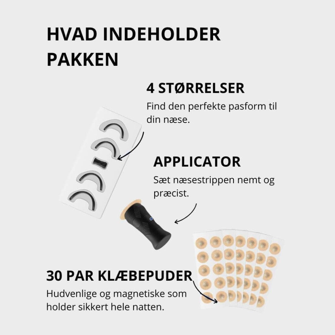 Super Sover Næsestrip med magnet