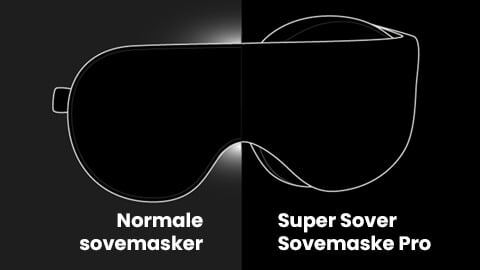 Super Sovemaske Pro - 100% mørklægning og tæthed