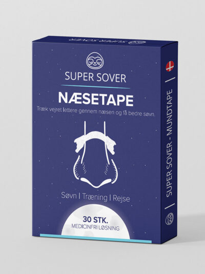 Super Sover Næsestrips og Næsetape front