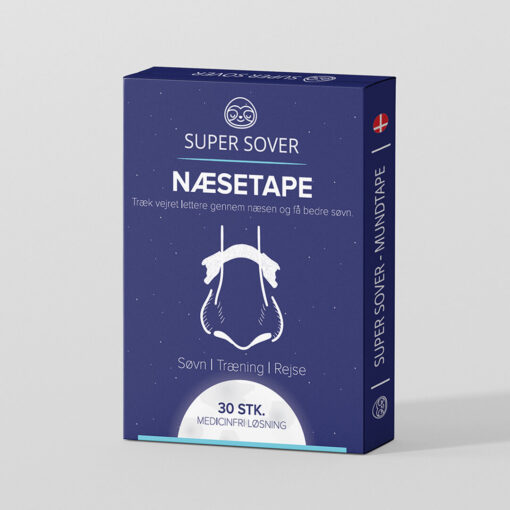 Super Sover Næsestrips og Næsetape front