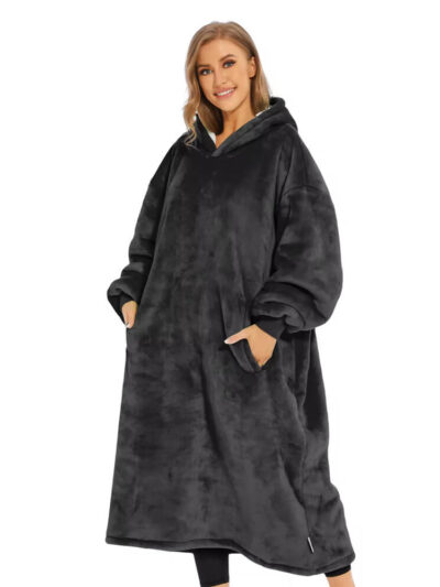 Super Sover Oversized Hoodie Mørkegrå