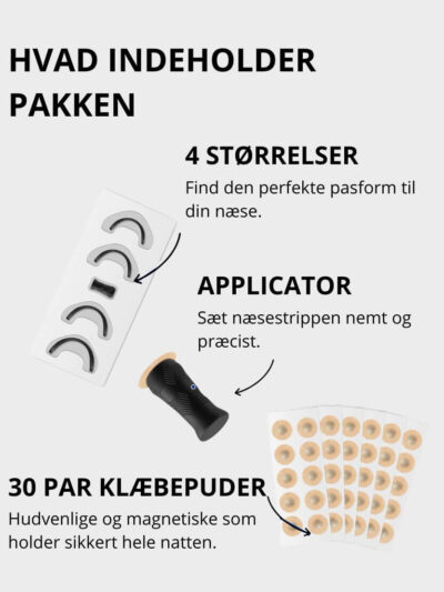 Super Sover Næsestrip med magnet