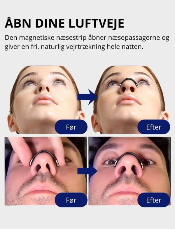 Super Sover Næsestrip med magnet