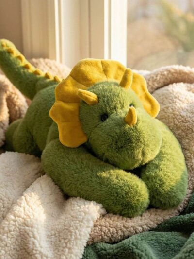 Vægtet Krammebamse Triceratops