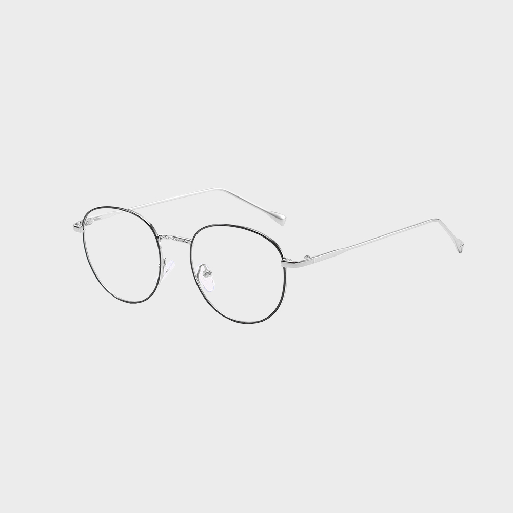 Ikon blue light brille Sort/Sølv