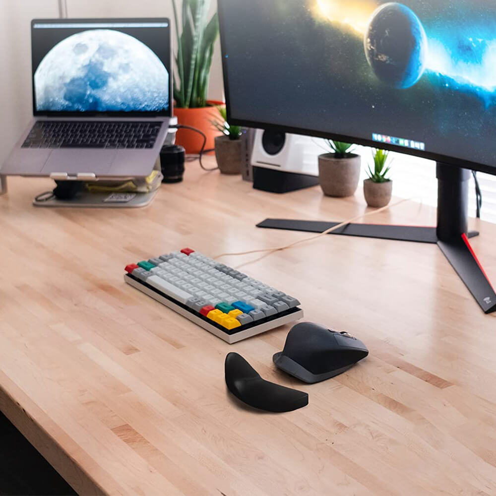 Ergonomisk håndledsstøtte til mus Grå Ergonomisk håndledsstøtte til mus