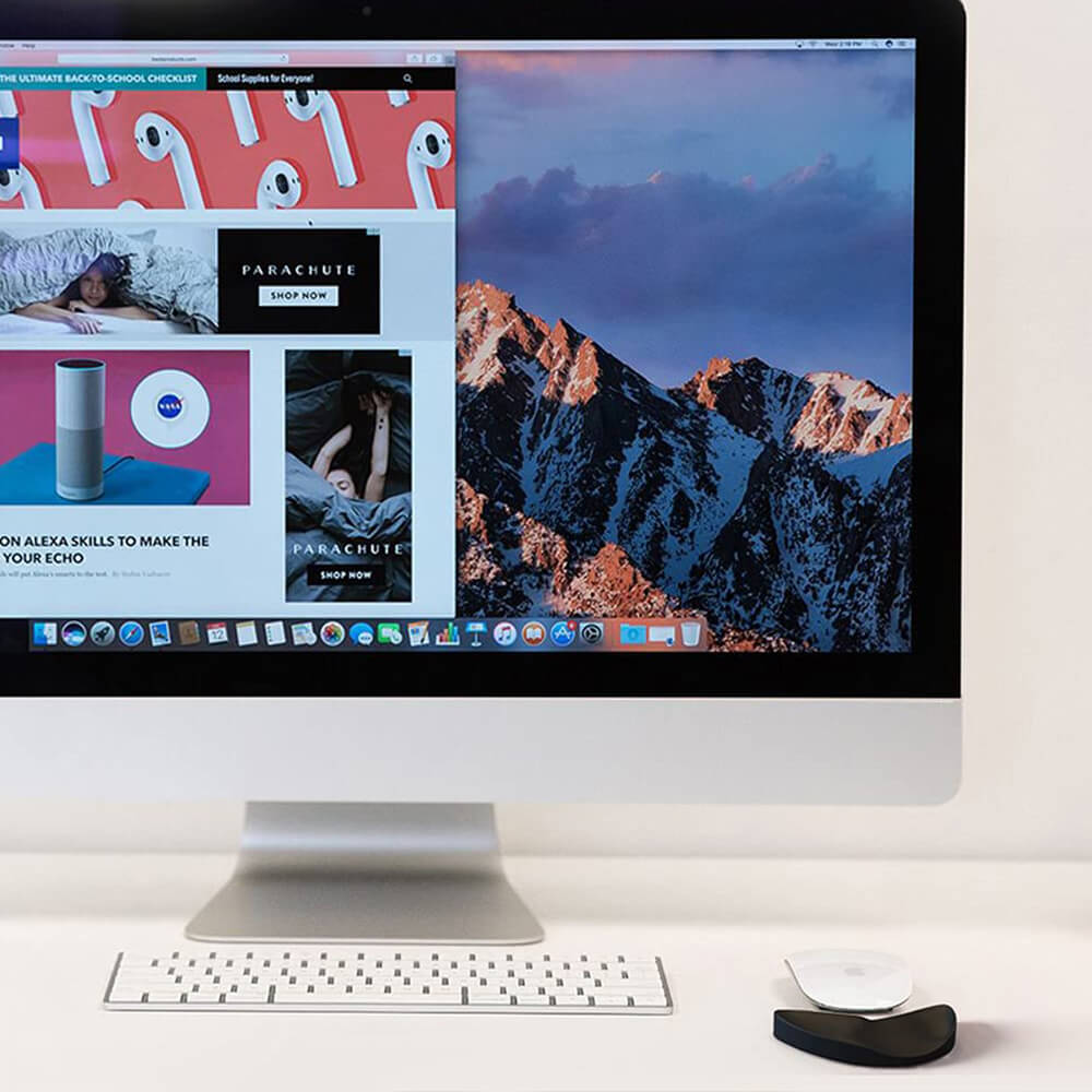 Ergonomisk håndledsstøtte til mus Grå Ergonomisk håndledsstøtte til mus